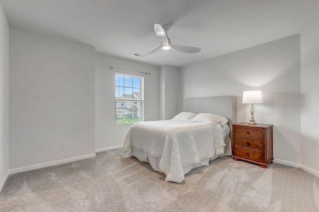 4112 Cadence Dr, Spring Hill, TN 37174 - bedroom featuring light carpet and ceiling fan
