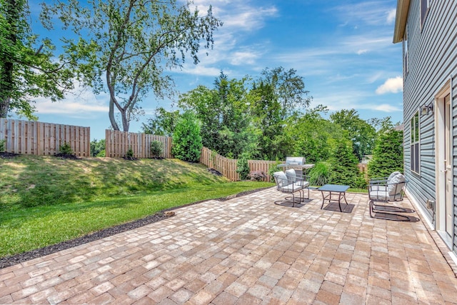 4112 Cadence Dr, Spring Hill, TN 37174 - fenced backyard with a patio