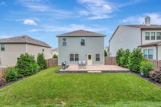 4112 Cadence Dr, Spring Hill, TN 37174 - rear view of property with a patio and a fenced backyard