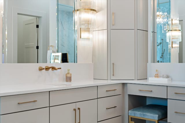 8227 Heirloom Blvd, College Grove, TN 37046 - bathroom featuring vanity