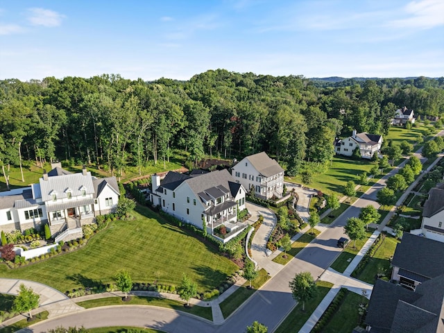 8227 Heirloom Blvd, College Grove, TN 37046 - aerial view of property's location featuring nearby suburban area and a heavily wooded area