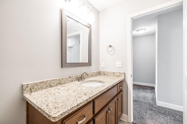2075 Downstream Dr, Ashland City, TN 37015 - bathroom featuring vanity and baseboards