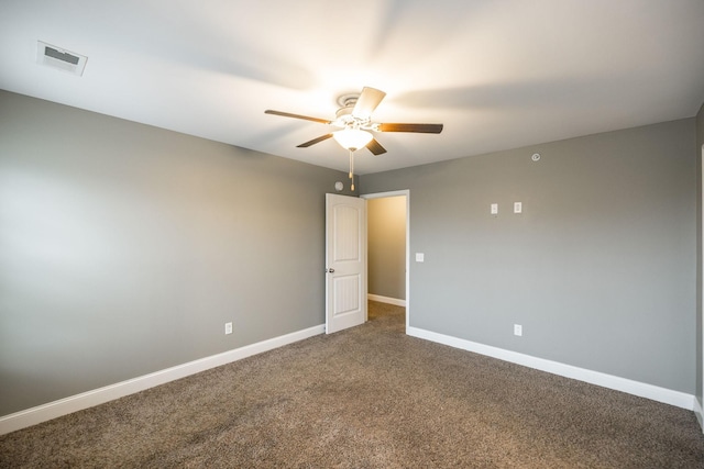 2071 Downstream Dr, Ashland City, TN 37015 - empty room featuring a ceiling fan and carpet