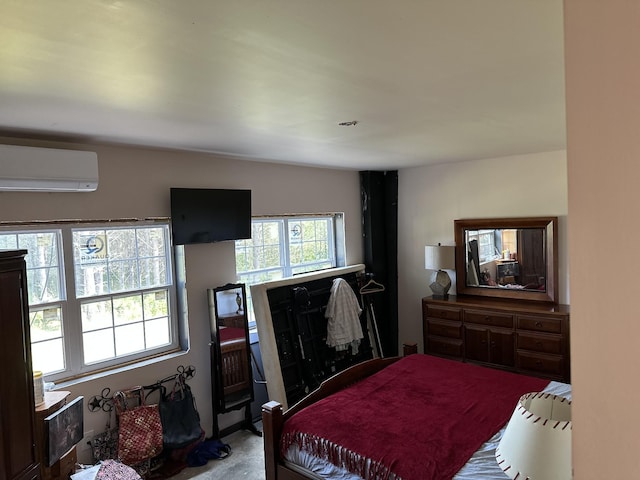 201 Summit Dr, Linden, TN 37096 - bedroom featuring an AC wall unit