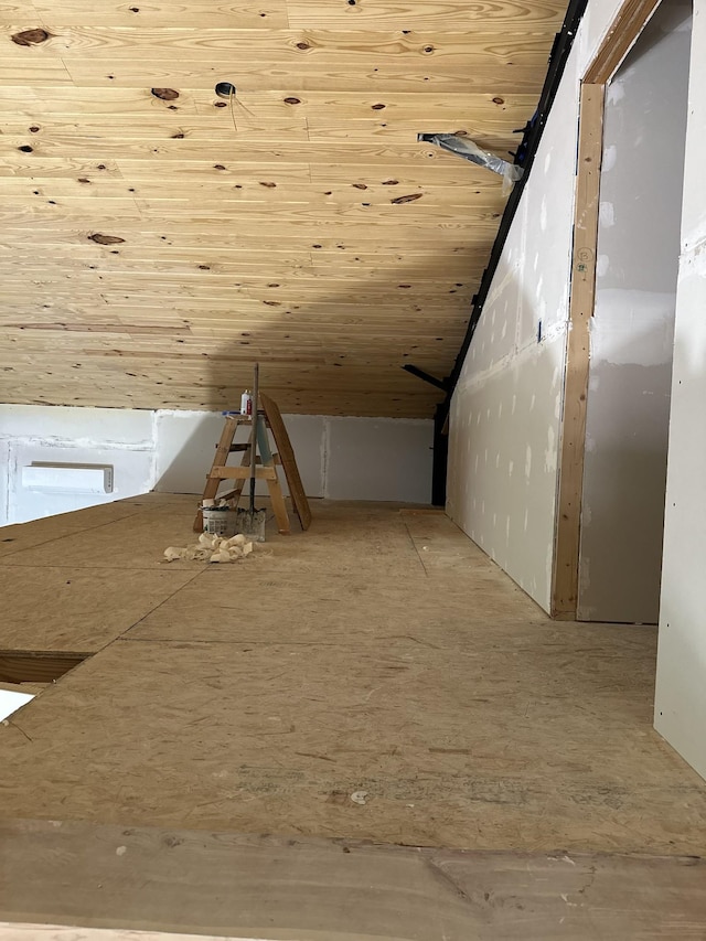 201 Summit Dr, Linden, TN 37096 - additional living space with wooden ceiling