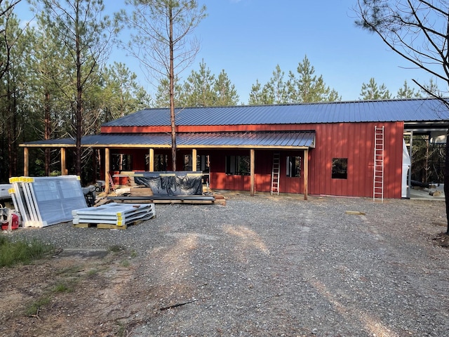 201 Summit Dr, Linden, TN 37096 - view of front of property featuring a metal roof