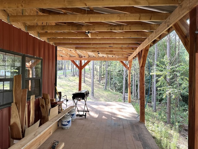 201 Summit Dr, Linden, TN 37096 - view of wooden terrace