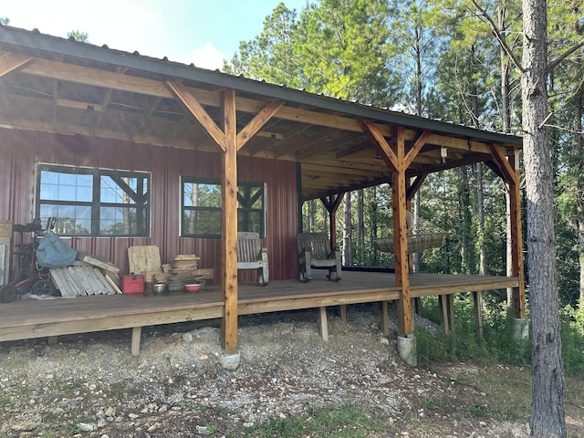 201 Summit Dr, Linden, TN 37096 - view of wooden deck