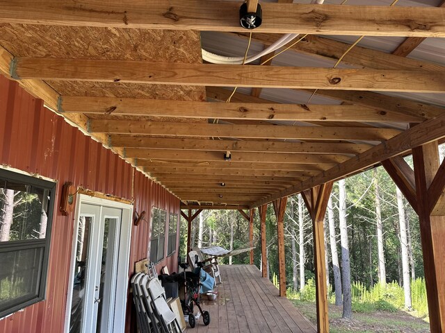 201 Summit Dr, Linden, TN 37096 - view of wooden deck