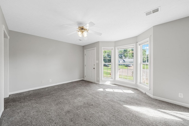 1066 Shadow Ridge Ave, Oak Grove, KY 42262 - spare room featuring ceiling fan and carpet floors