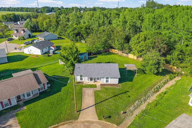 1066 Shadow Ridge Ave, Oak Grove, KY 42262 - aerial perspective of suburban area