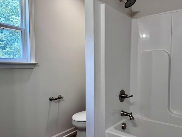 1122 Brannon Rd, Lawrenceburg, TN 38464 - bathroom featuring toilet and bathtub / shower combination