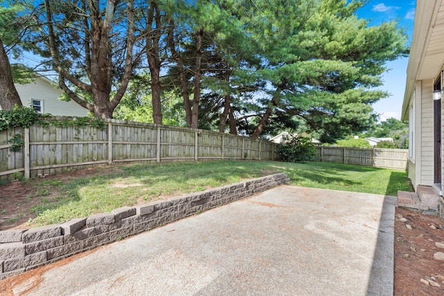 8205 Brownstone Ext, Cross Plains, TN 37049 - fenced backyard featuring a patio