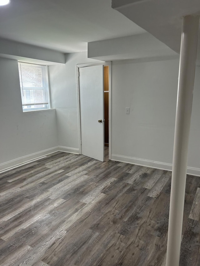 716 Muskhogean Ct, Antioch, TN 37013 - basement featuring dark wood-type flooring and baseboards