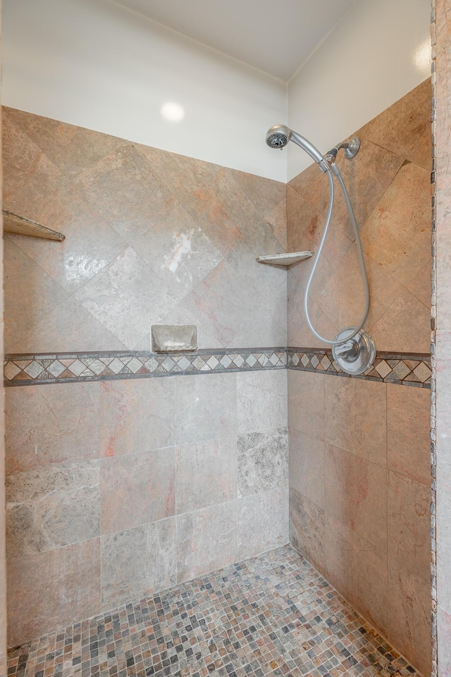 78 Gray Rd, Signal Mountain, TN 37377 - bathroom with a tile shower
