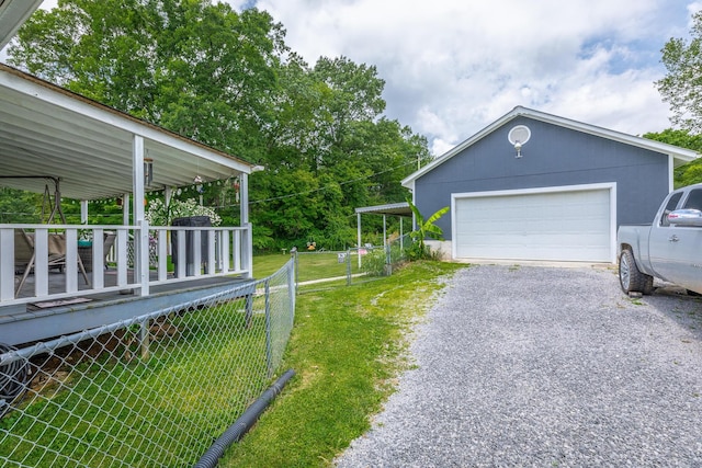 78 Gray Rd, Signal Mountain, TN 37377 - view of side of home featuring a garage