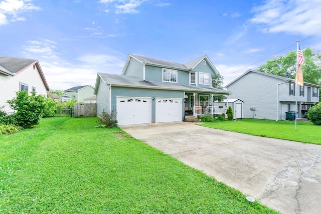 8202 Iris Rd, Chattanooga, TN 37421 - view of front facade with a porch and driveway