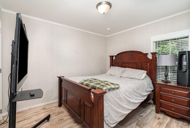 1640 Eno Rd, Dickson, TN 37055 - bedroom with ornamental molding and light wood-style floors