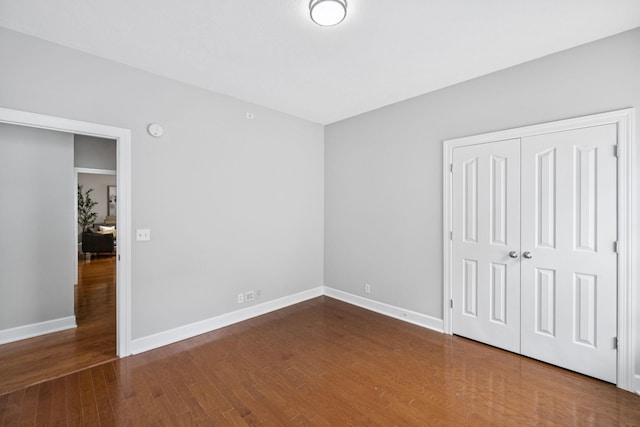4613 Scottish Dr, Murfreesboro, TN 37128 - unfurnished bedroom featuring wood finished floors and a closet