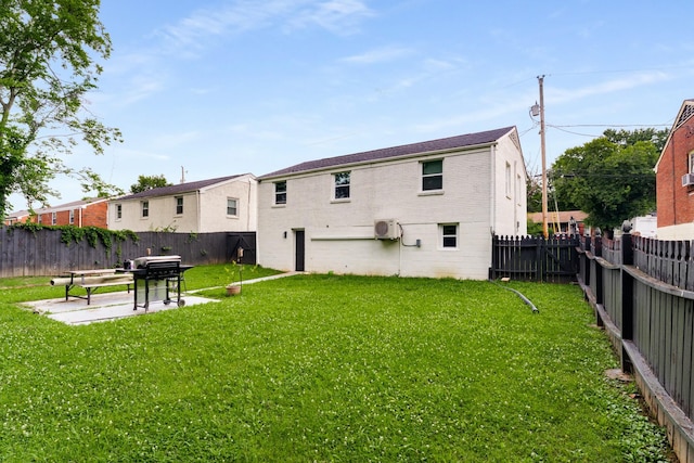 3211 Mayer Ln, Nashville, TN 37218 - rear view of property with a fenced backyard and brick siding