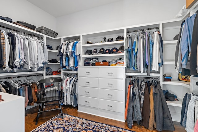 1049 Holly Tree Gap Rd, Brentwood, TN 37027 - spacious closet with dark wood finished floors
