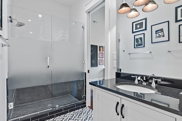 1049 Holly Tree Gap Rd, Brentwood, TN 37027 - bathroom with a stall shower and vanity