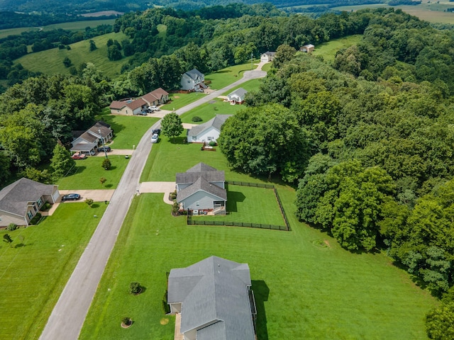 216 Desperado Ave, Pulaski, TN 38478 - aerial perspective of suburban area with a forest