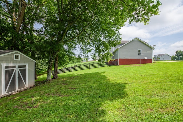 216 Desperado Ave, Pulaski, TN 38478 - view of yard featuring a storage unit