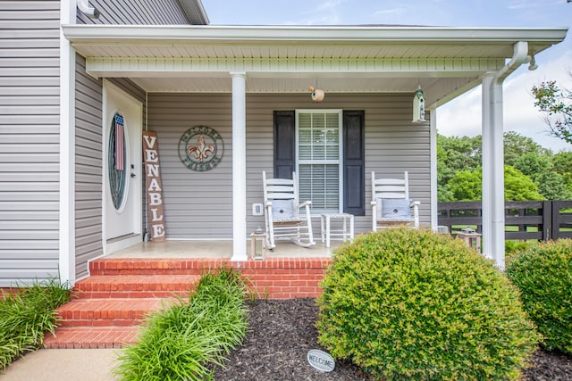 216 Desperado Ave, Pulaski, TN 38478 - doorway to property featuring a porch