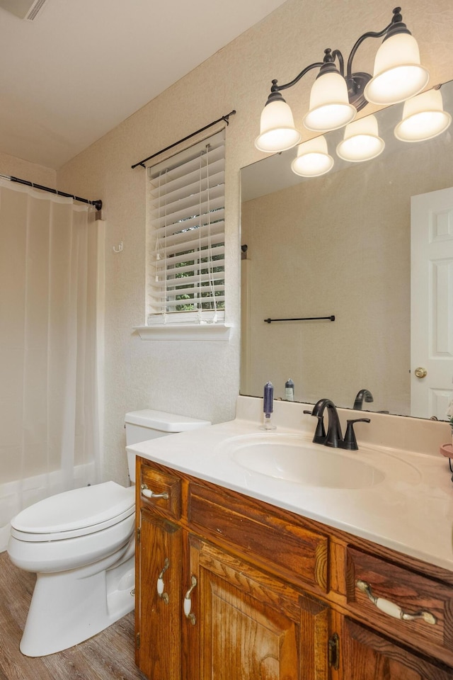 140 Janes Way NE, Cleveland, TN 37323 - full bath with wood finished floors, vanity, and shower / bath combination with curtain