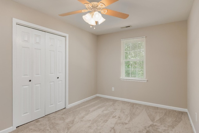 140 Janes Way NE, Cleveland, TN 37323 - unfurnished bedroom with carpet flooring, a closet, and ceiling fan