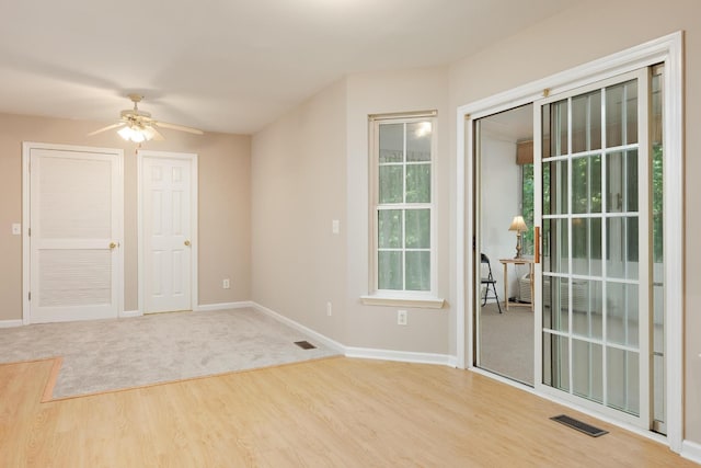 140 Janes Way NE, Cleveland, TN 37323 - unfurnished room with wood finished floors and ceiling fan