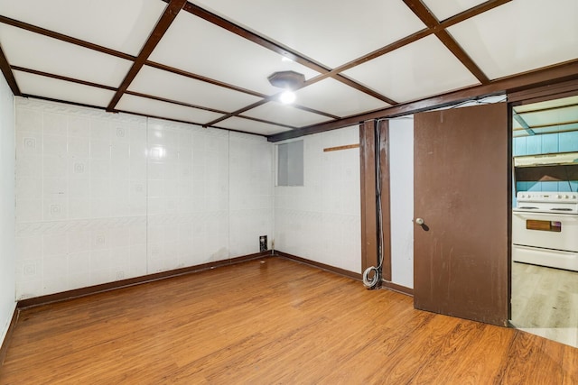 201 Sterry Ct, Antioch, TN 37013 - finished below grade area featuring wood finished floors and baseboards