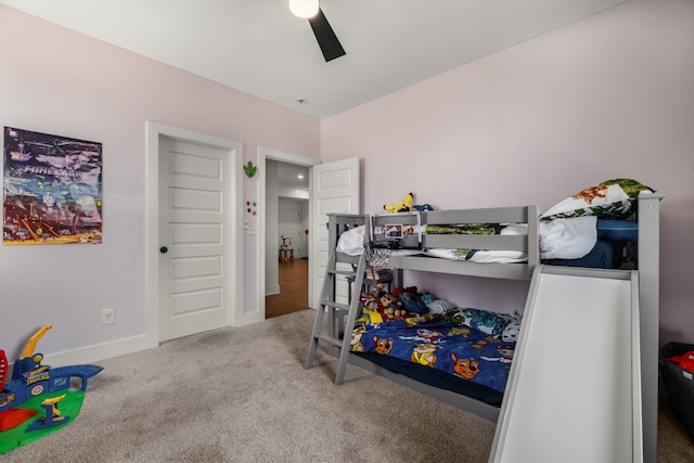 5726 Bridgemore Blvd, Murfreesboro, TN 37129 - carpeted bedroom featuring a ceiling fan and baseboards