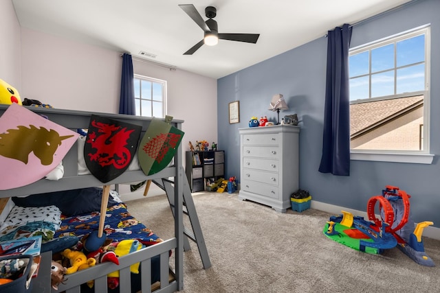 5726 Bridgemore Blvd, Murfreesboro, TN 37129 - carpeted bedroom featuring ceiling fan and baseboards
