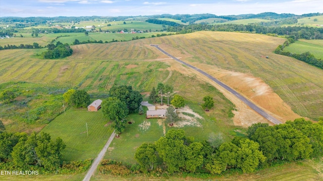 1701 Talbott Kansas Rd, Talbott, TN 37877 - aerial view of property and surrounding area featuring rural landscape