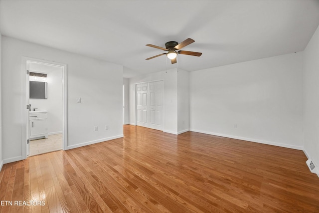 1701 Talbott Kansas Rd, Talbott, TN 37877 - unfurnished room with ceiling fan and light wood finished floors