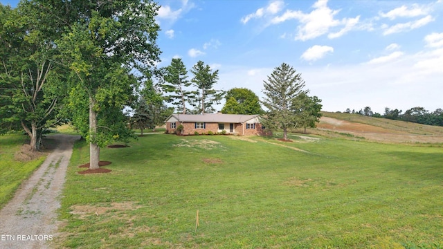 1701 Talbott Kansas Rd, Talbott, TN 37877 - view of grassy yard with driveway and a view of rural / pastoral area
