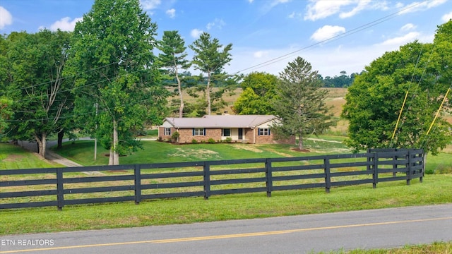 1701 Talbott Kansas Rd, Talbott, TN 37877 - ranch-style house with brick siding and a view of countryside