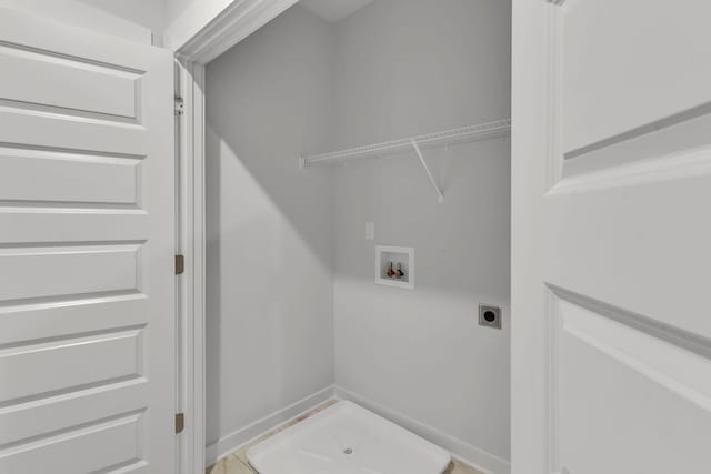 510 Hinton St, Lebanon, TN 37090 - laundry area featuring electric dryer hookup and hookup for a washing machine
