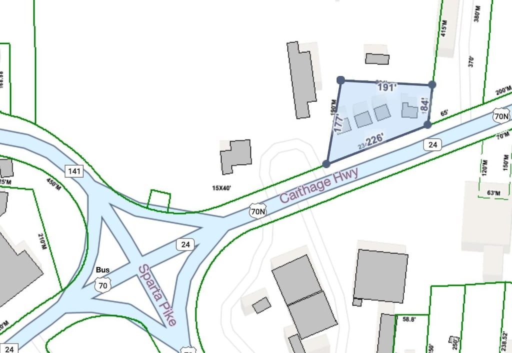 809 Carthage Hwy, Lebanon, TN 37087 - parcel map