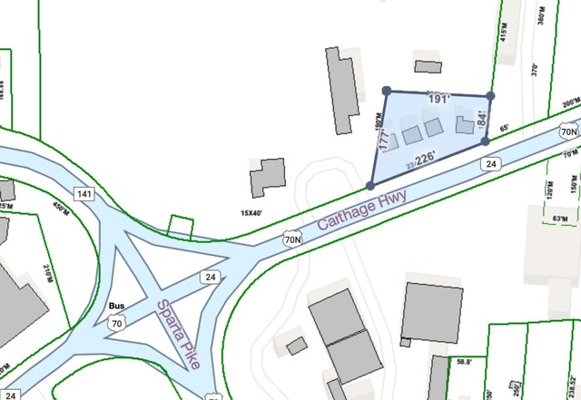 809 Carthage Hwy, Lebanon, TN 37087 - parcel map