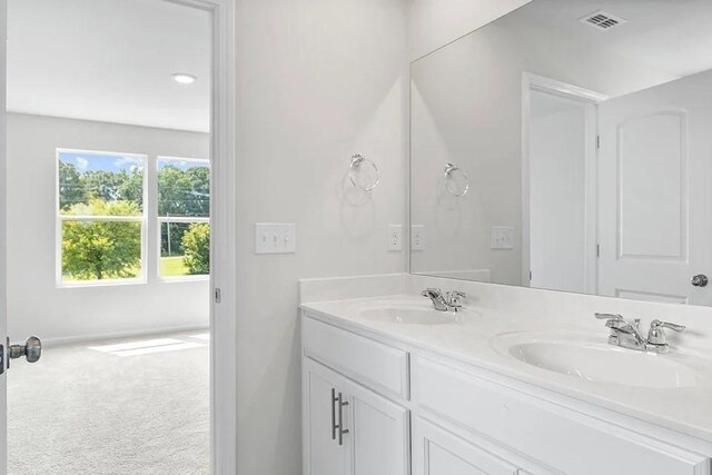 2502 Beverly Gail Rd, Pleasant View, TN 37146 - bathroom with double vanity and baseboards