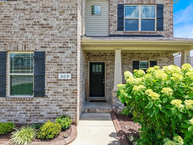 509 Eagleview Dr, Eagleville, TN 37060 - property entrance featuring brick siding
