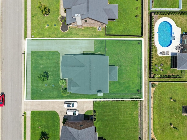 509 Eagleview Dr, Eagleville, TN 37060 - bird's eye view of a pool area