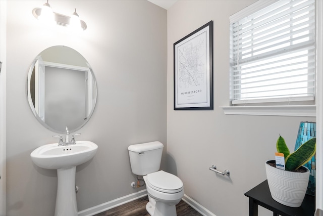 509 Eagleview Dr, Eagleville, TN 37060 - bathroom featuring wood finished floors and toilet