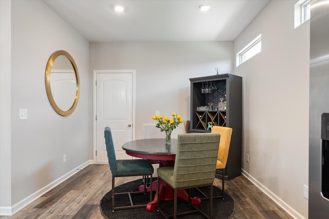 509 Eagleview Dr, Eagleville, TN 37060 - dining space with dark wood-style flooring and recessed lighting