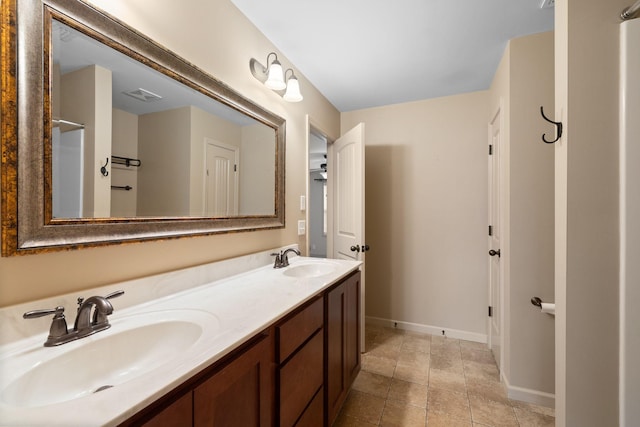 1118 Averwater Run, Murfreesboro, TN 37128 - bathroom with baseboards and double vanity