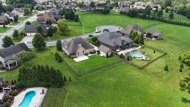 1118 Averwater Run, Murfreesboro, TN 37128 - aerial view of residential area featuring a pool area