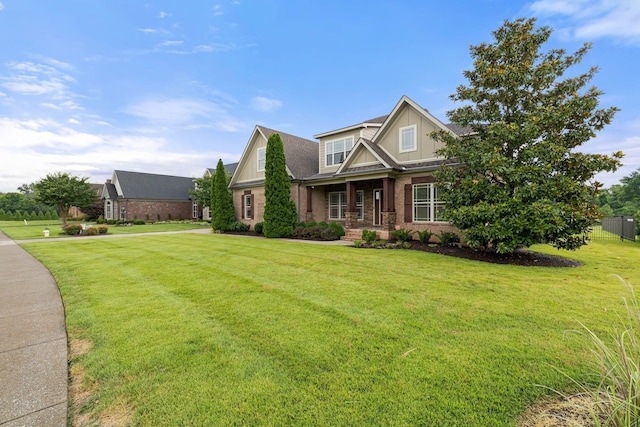 1118 Averwater Run, Murfreesboro, TN 37128 - craftsman-style home with brick siding and covered porch